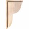 Ekena Millwork Crestline Smooth Corbel w/Backplate, Douglas Fir, 7 1/2"W x 12"D x 20"H COR08X12X20CRE01SDF - alternate 3